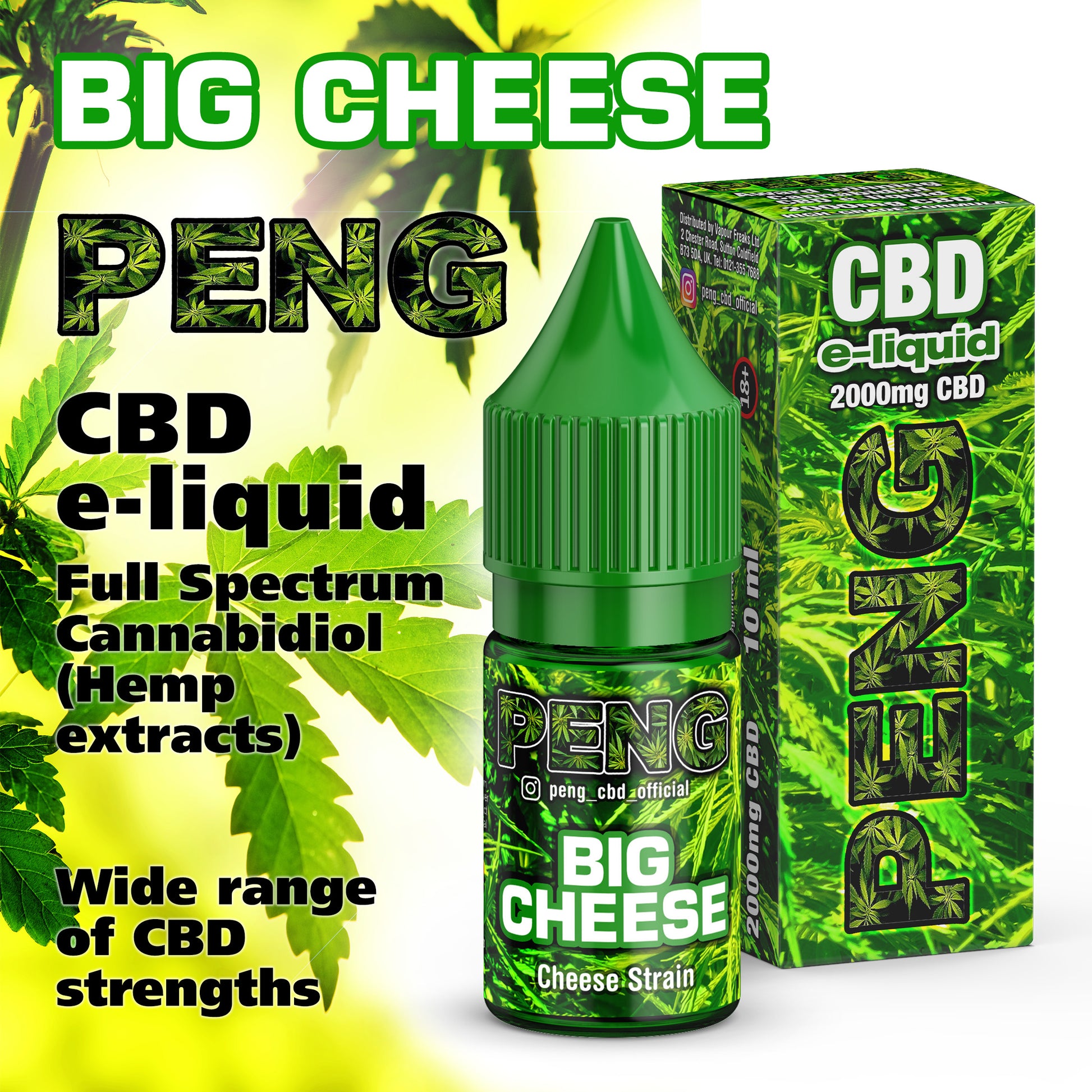 BIg Cheese CBD 2000mg by PENG Ireland