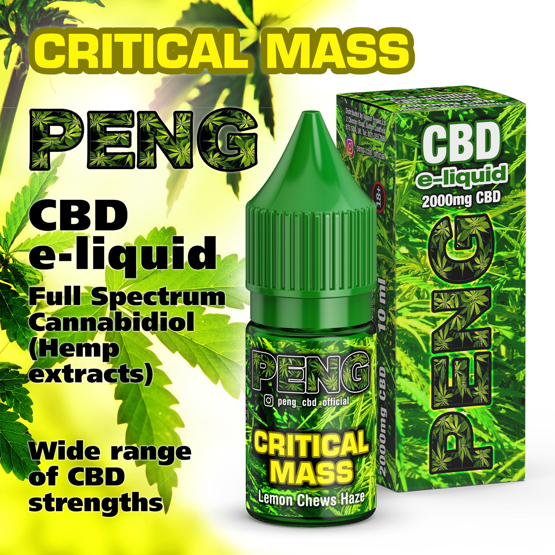 PENG CBD 2000mg Critical Mass