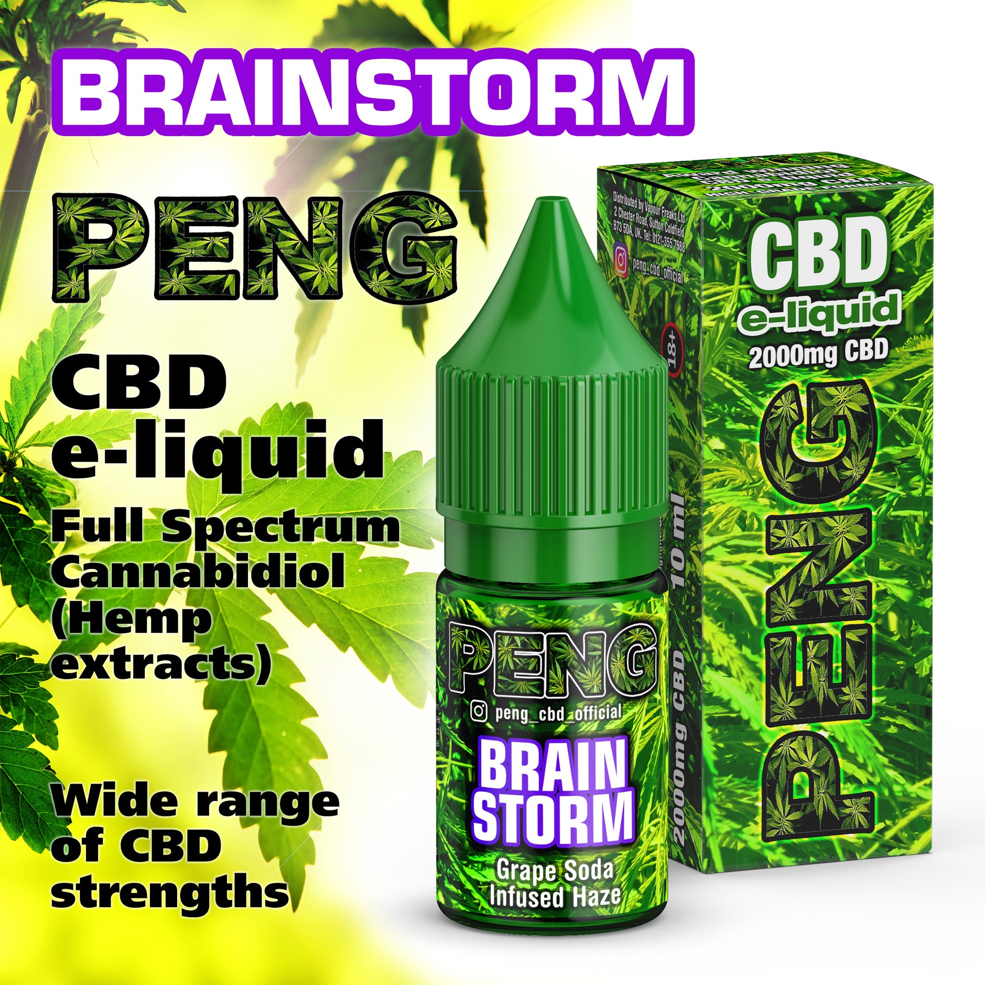 Peng CBD Brainstorm 2000mg Ireland