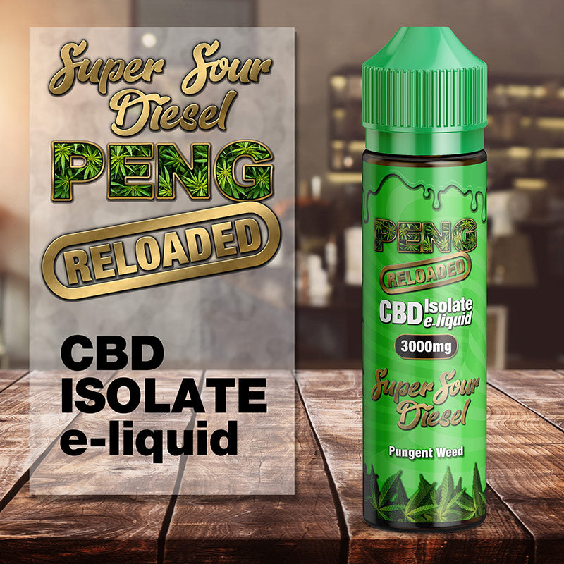 Peng Reloaded Super Sour Diesel CBD Eliquid